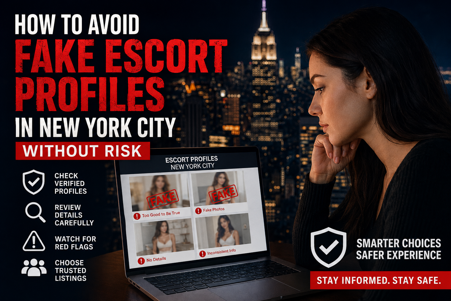 How to Avoid Fake Escort Profiles in New York City Without Risk