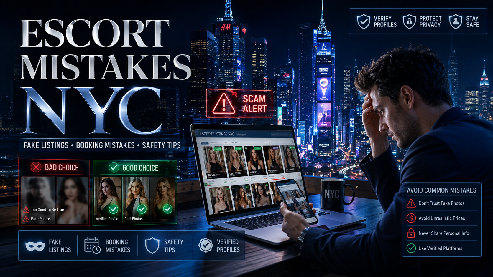 Common Mistakes People Make When Searching for Escorts in NYC